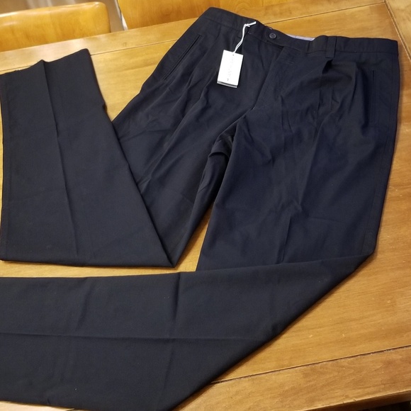 Bruno Saint Hilaire Pants Bruno Saint Hilaire Mens Navy Stretch